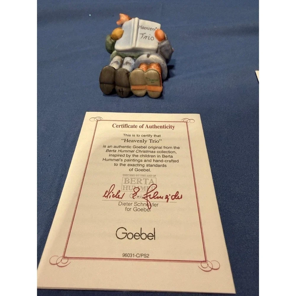 Ashton Drake Studio‎ Hummel Goebel 1998 Set 1 96031 3 Berta Hummel Ornaments COA